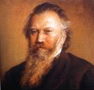 portret J. Brahms